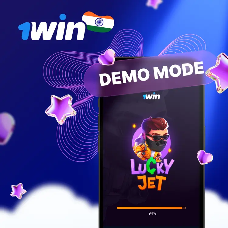 Playing for free on 1win Lucky Jet India